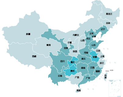 全國學(xué)校分布地圖